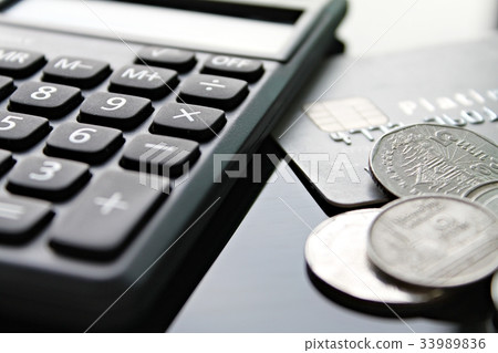 Credit card, shopping, loan, accounting concept 33989836