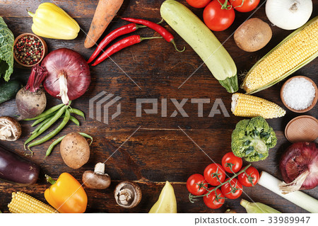 vegetable background place for text 33989947