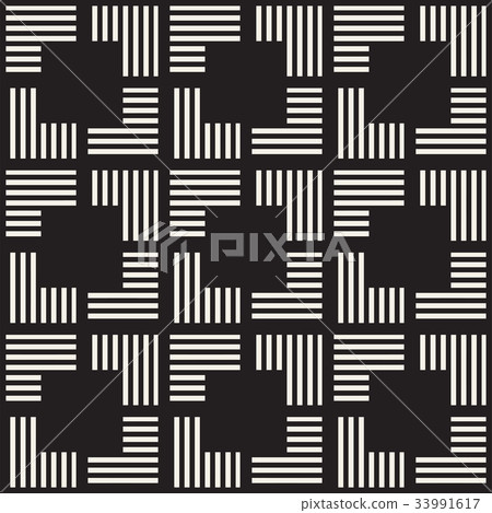 Seamless pattern with stripes. Vector abstract 33991617