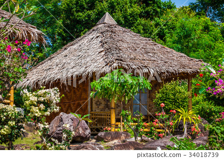 Wooden bungalow resort in ko phi phi island, 34018739
