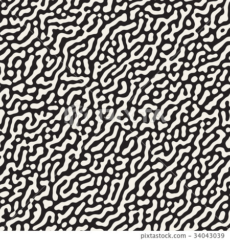 Vector Seamless Grunge Pattern. Black and White - Stock Illustration ...