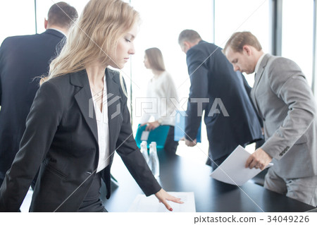 Business people meeting 34049226