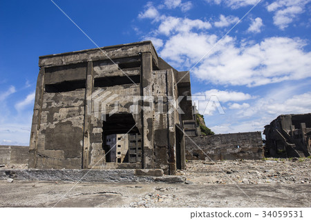 Nagasaki warship island 34059531