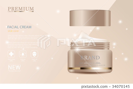 Hydrating facial cream for annual sale. Hydrating facial cream for annual sale. 34070145