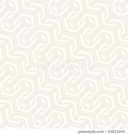 Vector Seamless Interlacing Lines Pattern Vector Seamless Interlacing Lines Pattern 34071044