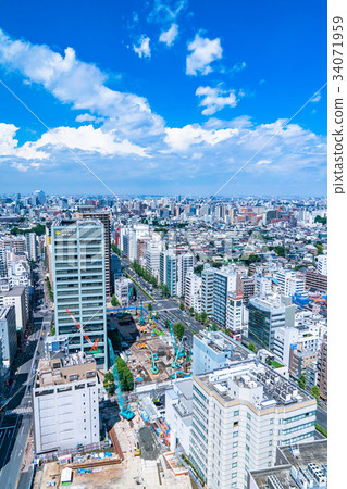 “東京”夏日的天空·城市景觀 “東京”夏日的天空·城市景觀 34071959