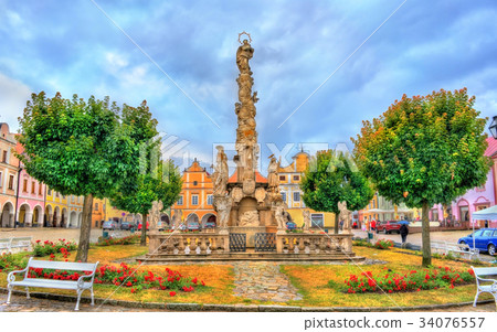 Plague Column in Telc, Czech Republic 34076557