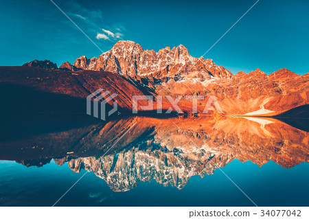 Gokyo lake, Trekking in Everest region, Nepal Gokyo lake, Trekking in Everest region, Nepal 34077042