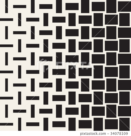 Vector Seamless Geometric Pattern. Halftone Vector Seamless Geometric Pattern. Halftone 34078109