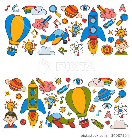 Knowledge Imagination Fantasy Kids drawing style Knowledge Imagination Fantasy Kids drawing style 34087304