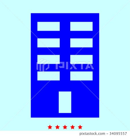 Building it is color icon . - Stock Illustration [34095557] - PIXTA