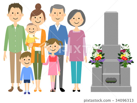 a visit to a grave  34096313