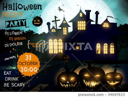 Halloween party. 34097613