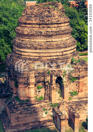 Wat Yai Chaimongkol temple in ayutthaya Thailand 34103089