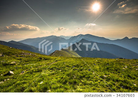 View from Kasprowy Wierch Summit in the Polish View from Kasprowy Wierch Summit in the Polish 34107603