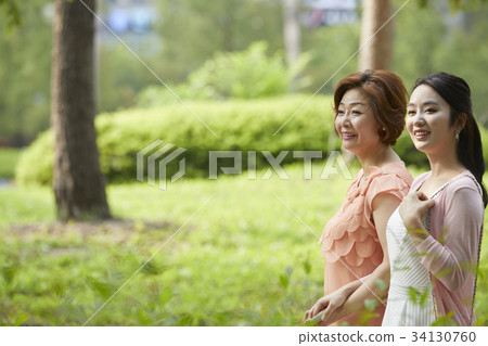 Mother, daughter, mother and daughter date 34130760