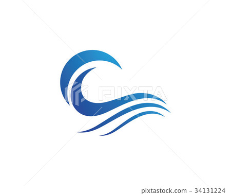 Water Wave Logo Template 34131224