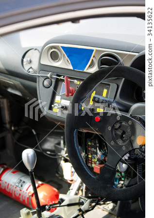 Driver's seat of endurance race car Driver's seat of endurance race car 34135622