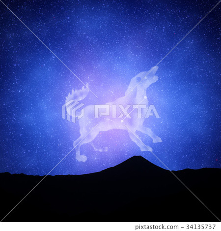 Koninza and Mt. Fuji 34135737