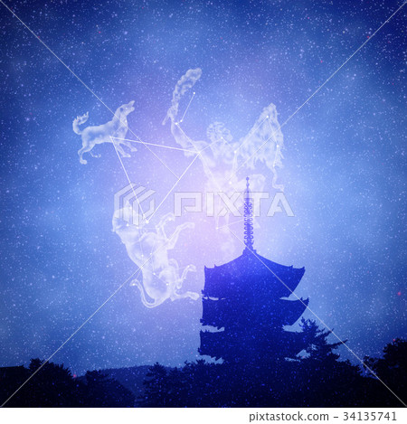星座和五層塔 34135741