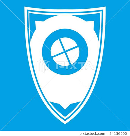 Shield icon white Shield icon white 34136900