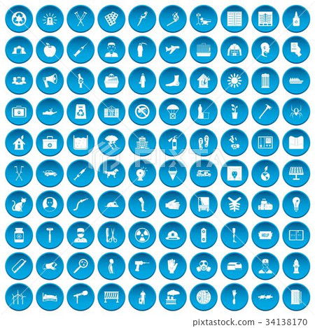 100 help icons set blue 100 help icons set blue 34138170