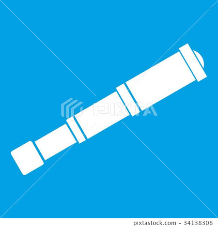 Spyglass icon white 34138308