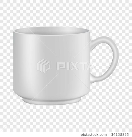 White tea or coffee cup mockup, realistic style White tea or coffee cup mockup, realistic style 34138835
