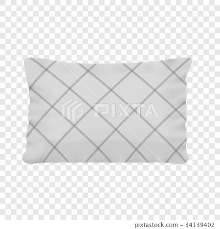Rectangular pillow mockup, realistic style 34139402