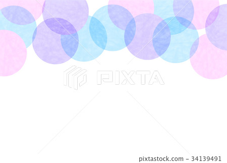 Japanese paper polka dot new year's card background 34139491