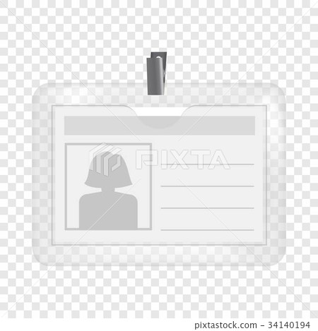 Badge with a silhouette of a woman mockup 34140194