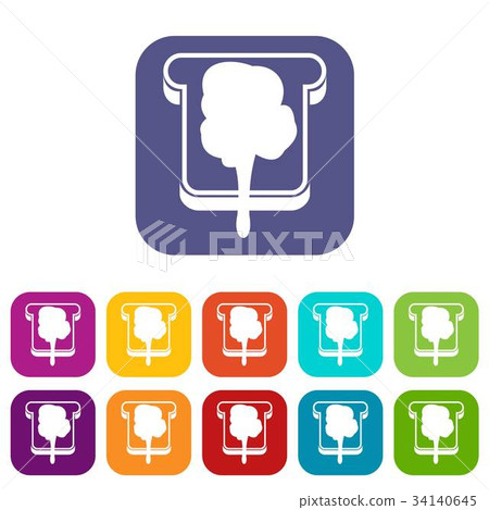 Bread icons set Bread icons set 34140645