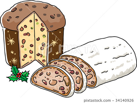 Stollen and Panettone 34140926