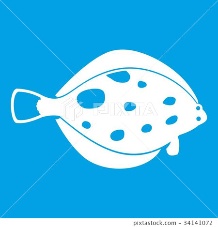 Fish icon white Fish icon white 34141072