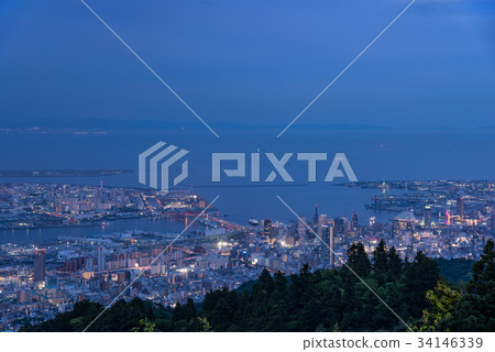 從神戶山的夜景 34146339