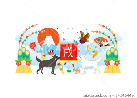 新年卡片模板（年終） 34146449