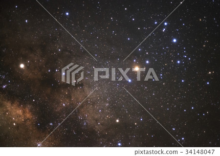 Close up of milky way galaxy with stars and space 34148047