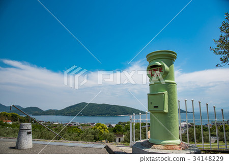 小豆島路站初夏橄欖園瀨戶內海快樂橄欖郵報 小豆島路站初夏橄欖園瀨戶內海快樂橄欖郵報 34148229