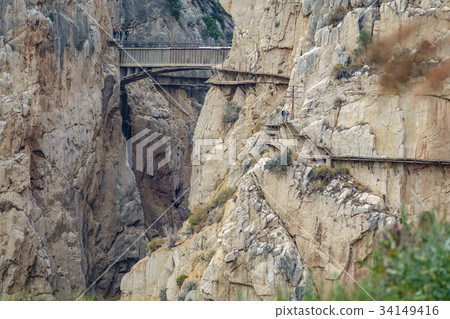 El Caminito del Rey footpath final bridge 34149416