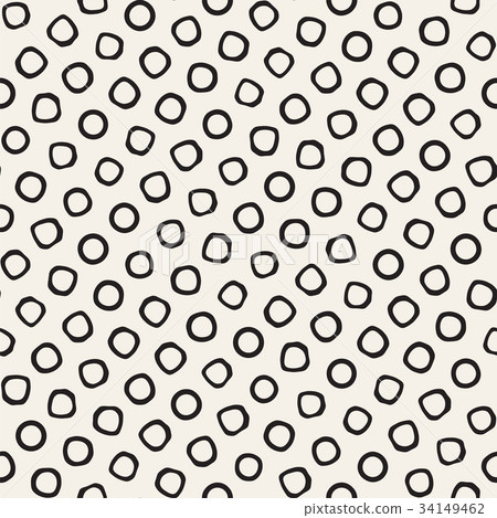 Stylish Doodle Shapes. Artistic Hand Drawn Texture 34149462