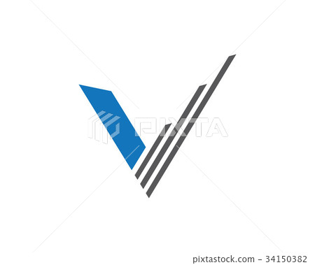 V Letter Logo Template 34150382