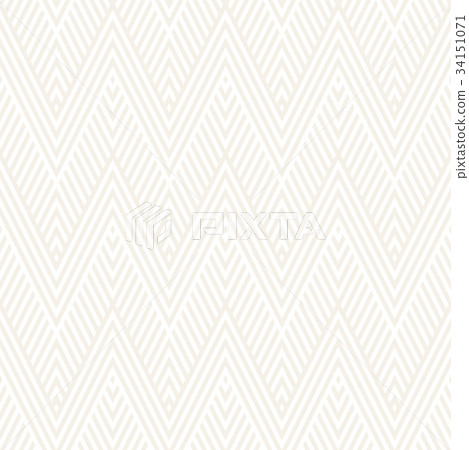 Abstract ZigZag Parallel Stripes. Stylish Ethnic 34151071