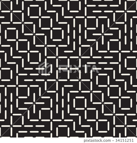 Geometric Ethnic Background with Symmetric Lines 34151251