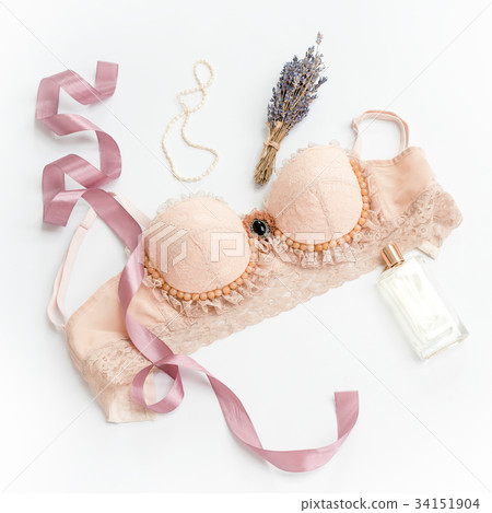 Glamorous stylish sexy lace lingerie with woman Glamorous stylish sexy lace lingerie with woman 34151904