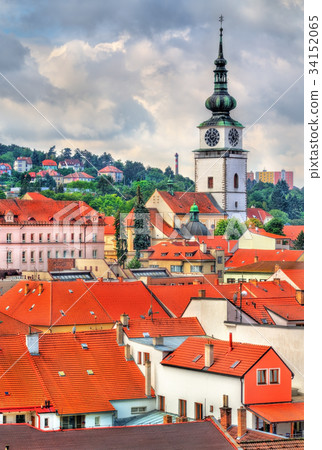Panorama of Trebic, a UNESCO world heritage site Panorama of Trebic, a UNESCO world heritage site 34152065