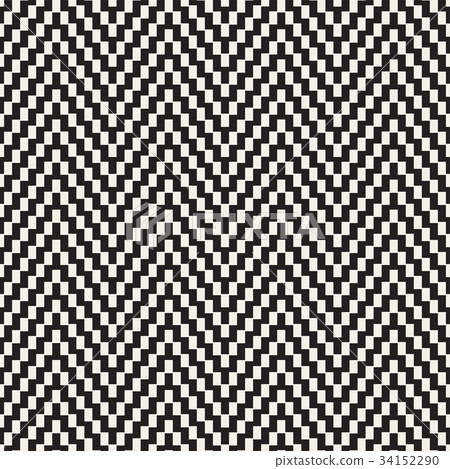 Repeatable geometric grid texture. Vector seamless 34152290