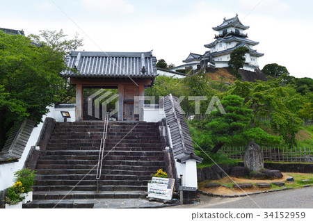 [Japan's 100 Great Castles] Kakegawa Castle Tenshu and Castle Gate 34152959