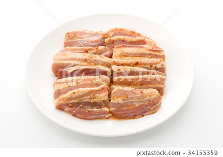 Pork belly meat (with seasoning) Pork belly meat (with seasoning) 34155359