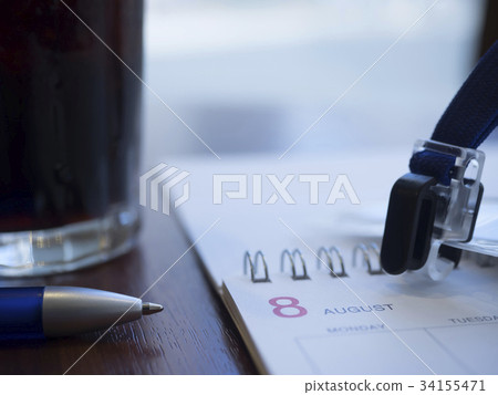 商業形象·日曆·身份證·咖啡館 34155471