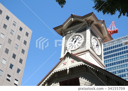 Sapporo Clock Tower in Spring Hokkaido Trip 34155709